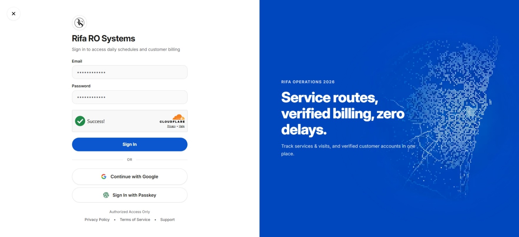 Admin Authentication
